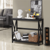 2-Tier Console X-Design Sofa Side Accent Table