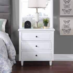 U_STYLE 3-Drawer Nightstand Storage Wood Cabinet (As Same As WF286783AAK)