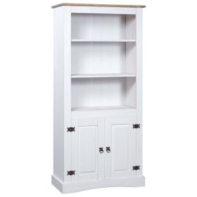 Cupboard Mexican Pine Corona Range White 31.5"x15.7"x66.9"