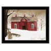 Trendy Decor 4U "New Fallen Snow" Framed Wall Art; Modern Home Decor Framed Print for Living Room; Bedroom & Farmhouse Wall Decoration by Billy Jacobs