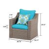 Wicker Outdoor Furniture - Two single chair