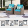 Wicker Outdoor Furniture - Two single chair