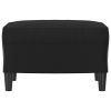 Footstool Black 23.6"x19.7"x16.1" Faux Leather