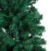 Artificial Christmas Tree with Thick Branches Green 7 ft PVC