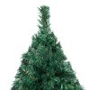 Artificial Christmas Tree with Thick Branches Green 7 ft PVC