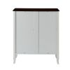 Schirru 36'' Tall 2-Door Accent Cabinet White