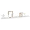 Wall Shelves 2 pcs White 39.4"x3.5"x1.2"