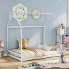 Full Size House Bed Wood Bed; White(OLD SKU:WF281436AAK)