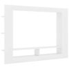 TV Cabinet White 59.8"x8.7"x44.5" Engineered Wood