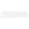 Floating Wall Shelves 4 pcs High Gloss White 19.7"x9.1"x1.5" MDF