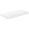 Floating Wall Shelves 4 pcs High Gloss White 19.7"x9.1"x1.5" MDF