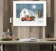 "Wintry Weather" by Billy Jacobs; Ready to Hang Framed Print; White Frame