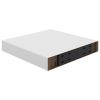 Floating Wall Shelves 2 pcs White 9.1"x9.3"x1.5" MDF