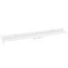 Wall Shelves 2 pcs High Gloss White 31.5"x3.5"x1.2"