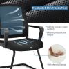 Set of 2 Conference Chairs with Lumbar Support