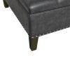 [Only support Drop Shipping Buyer] Lindsey Tufted Square Cocktail Ottoman