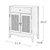 Schirru 36'' Tall 2-Door Accent Cabinet White