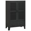 Industrial Storage Chest Black 27.6"x15.7"x45.3" Metal