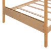 Twin Size Wood House Bed with Storage Space; Natural(OLD SKU: LP000001AAM)