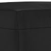 Footstool Black 23.6"x19.7"x16.1" Faux Leather