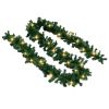 Christmas Garland with LED Lights 16 ft