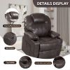 Lehboson Lift Chair Recliners, Electric Power Recliner Chair Sofa for Elderly Black