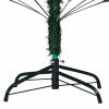 Artificial Christmas Tree with Thick Branches Green 7 ft PVC