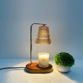 Romantic Fragrance Melting Wax Lamp Light Luxury Melting Candle (Option: Electroplated rod-Dimming-220V AU)