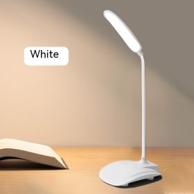 Creative Folding LED Rechargeable Desk Lamp Usb Eye Protection (Option: Modern White-2200 MA)