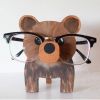 1pc Pet Glasses Stand; Wooden Eyeglass Holder Display Stand; Creative Animal Glasses Holder For Desktop Accessory; Home Office Desk Decor