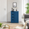 Wooden Storage Cabinet with 4 Drawers for Bathroom Kitchen