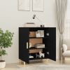 Sideboard Black 27.6"x13.4"x35.4" Engineered Wood