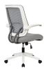 Task office chair with filp up arms; mid-mesh task chair; Max Upload 300lbs