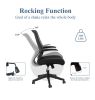 Task office chair with filp up arms; mid-mesh task chair; Max Upload 300lbs