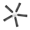 Indoor/Outdoor Oil Rubbed Bronze 5 Blade Reverse Airflow Ceiling Fan, 1 LED Light Bulb