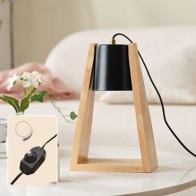 Japanese-style Wood Melting Candle Dimmable Night Light (Option: Australian Plug-Black Dimmer Switch)